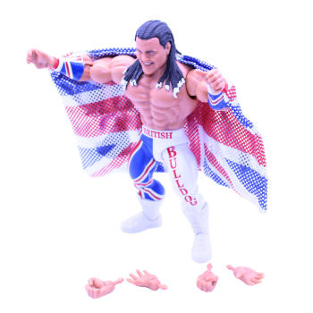 WWE Superstars British Bulldog Figur Mattel 2024 lose | Hoppla-Stuff
